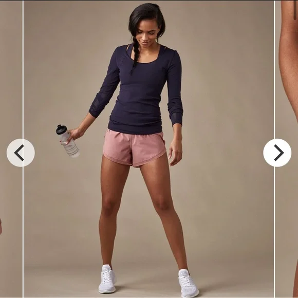 Lulu lemon Lululemon Anew Short 4" Quicksand mauve pink like new size 6 - Picture 5 of 15